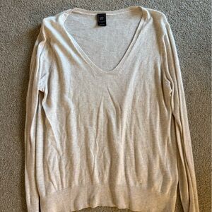 Gap Thin Beige Long Sleeve Sweater
